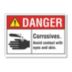 Danger: Corrosives. Avoid Contact With Eyes And Skin. Signs