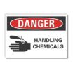 Danger: Handling Chemicals Signs