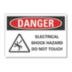 Danger: Electrical Shock Hazard Do Not Touch Signs