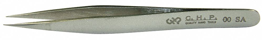 Fine Point Tweezer, Strong Flat Tip, 120mm