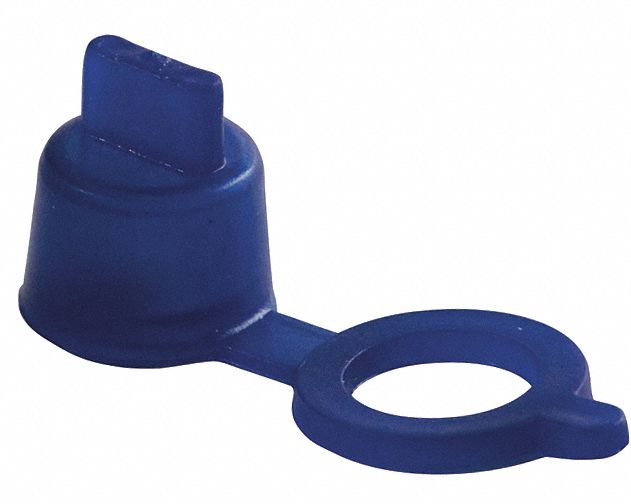 Grease Fitting Cap Dome Blue