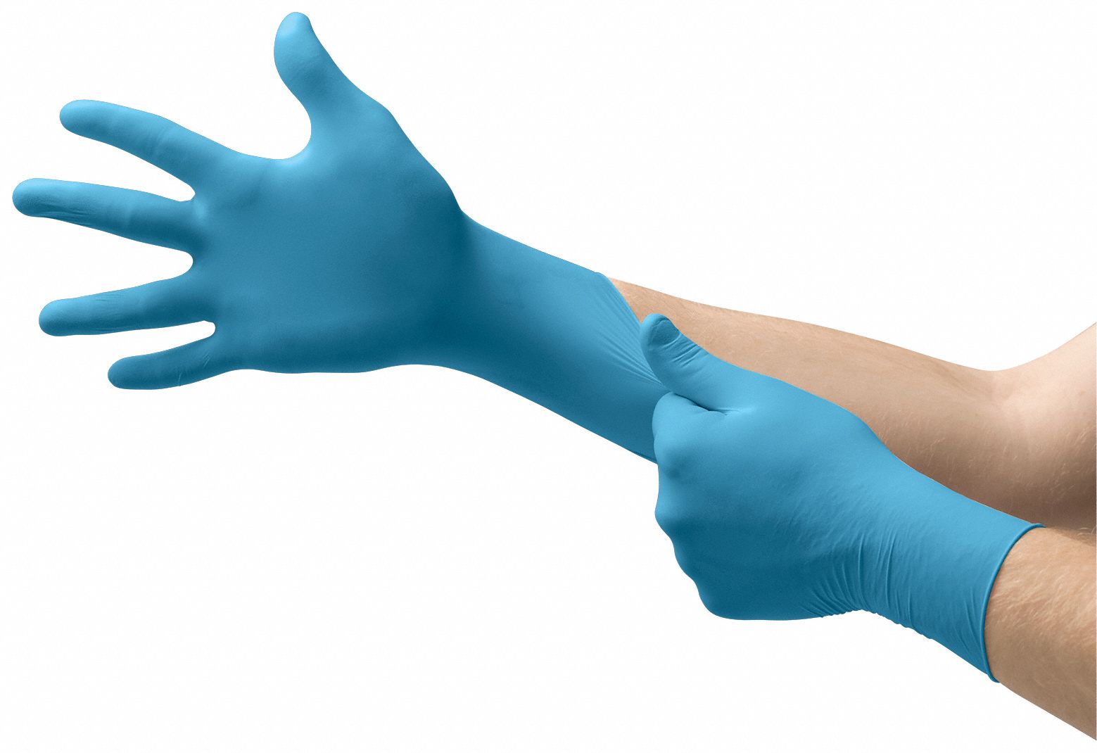 TOUCHNTUFF Nitrile Disp Gloves, PF Blue, Vend, M, PK20 62WR3792675