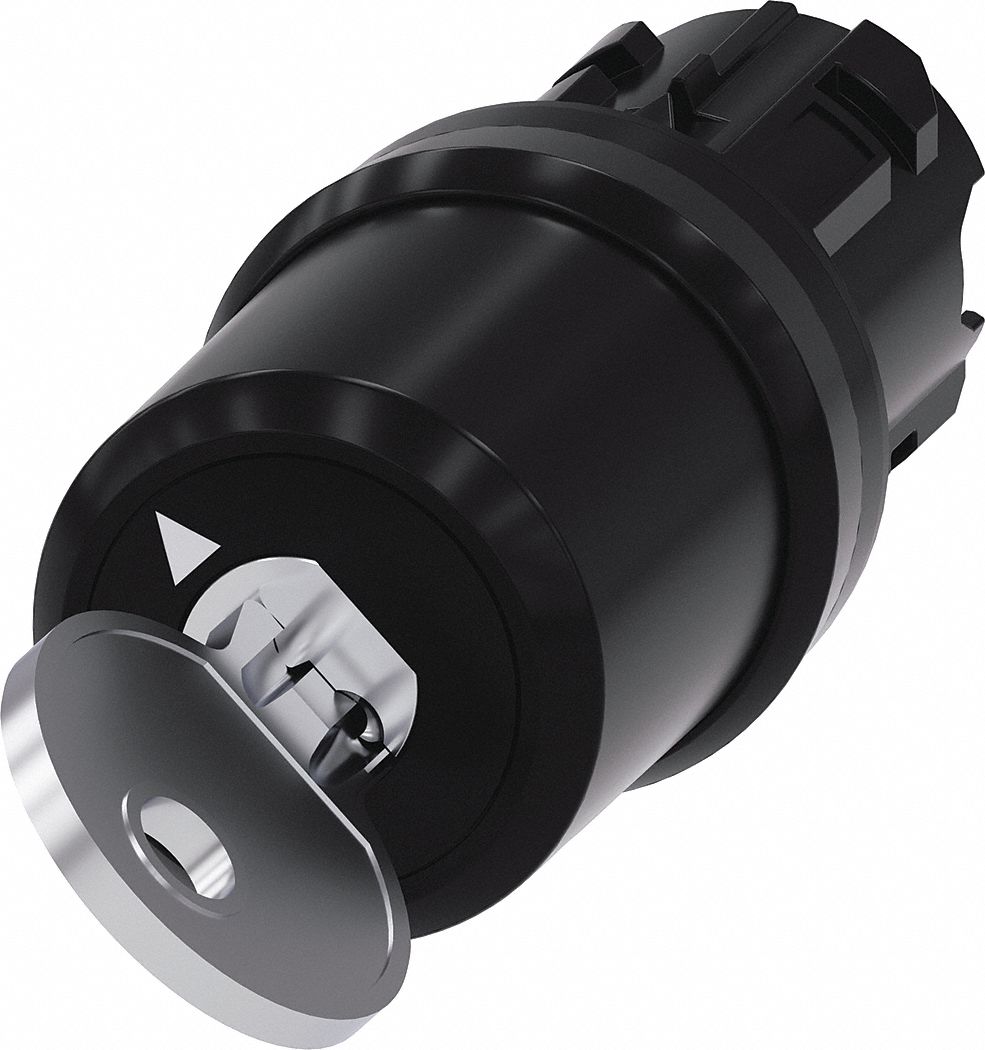 Keyed Selector Switch: 2 Position, 22 mm Panel Mounting Size, Series 3SU