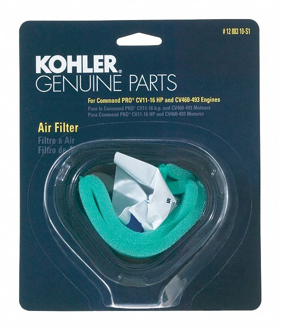 KOHLER ENGINE, Air Filter and PreCleaner Kit, Fits Kohler Brand, Air