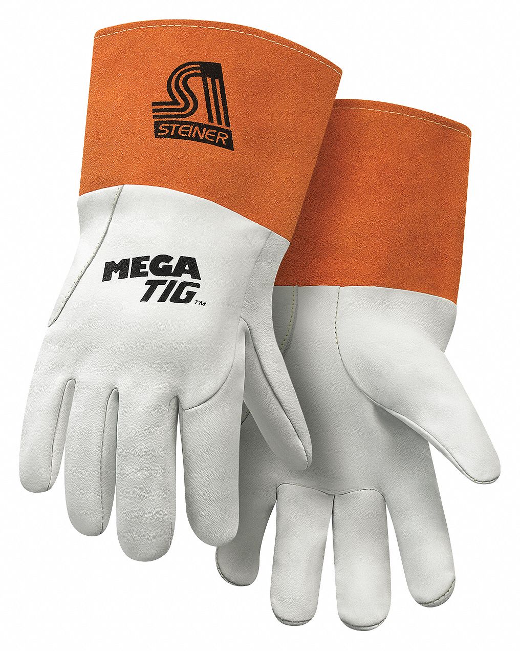 TIG GANTS DE SOUDURE,DOUB MOUSSE,P,POUCE DROIT,MANCHETTE DE GANTELET,BRUN,CUIR DE CHEVREAU