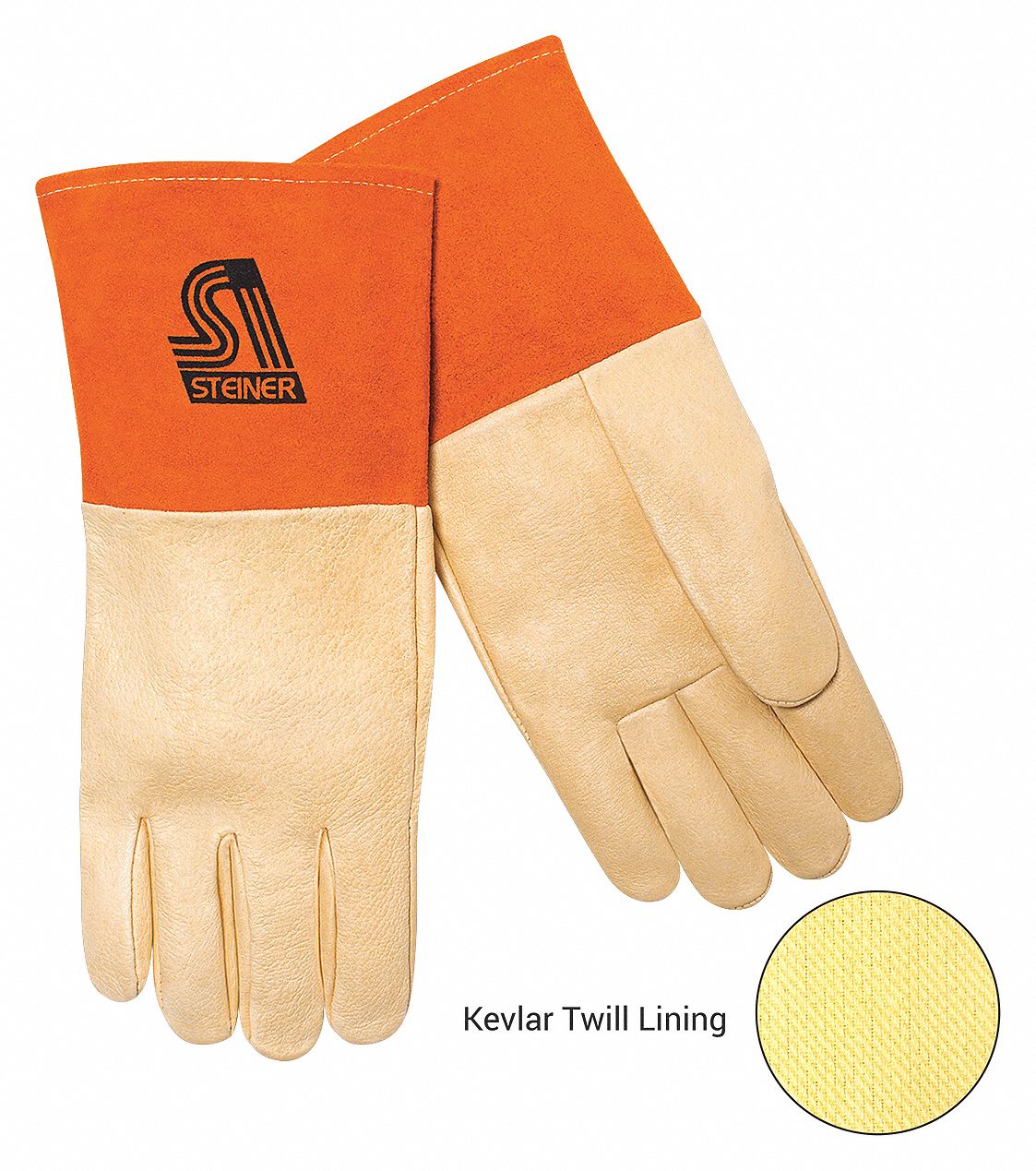 Welding Gloves, Kevlar(R)Lined,