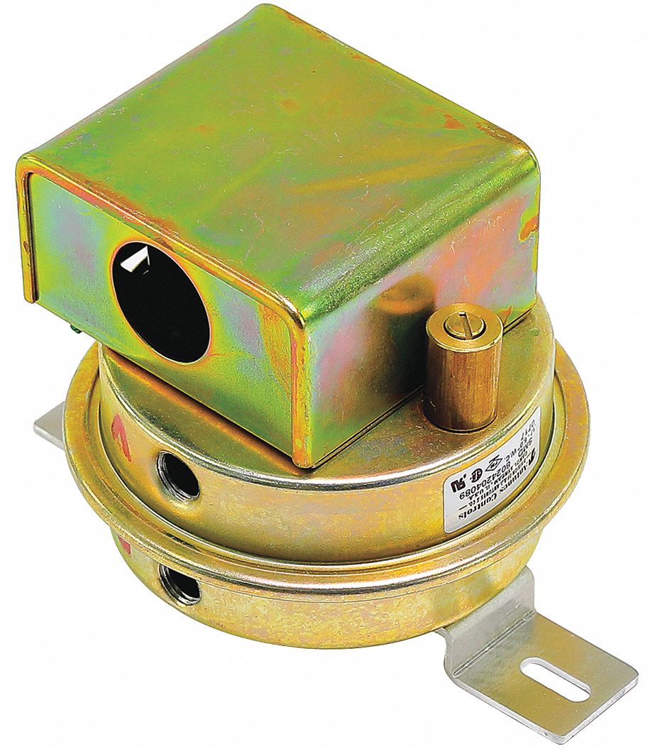Pressure Switch, 0.17" to 6" WC: Fits Antunes Controls Brand, 8024204089