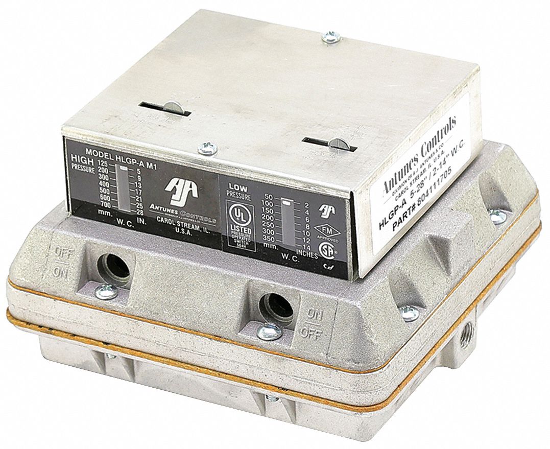 ANTUNES CONTROLS Pressure Switch: For HLPG-A/HLPG-M/HLPG-R