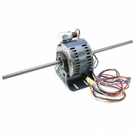 ENVIROTEC Motor, 1/6 HP, 277V, 1 Phase, Dual Shaft: Fits Envirotec Brand