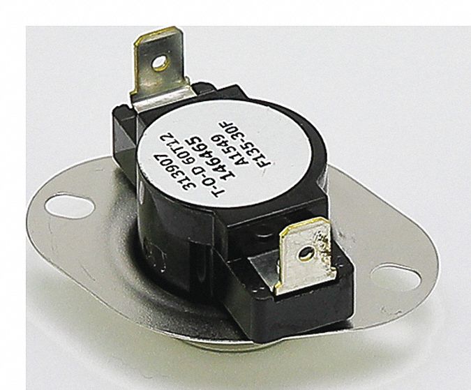 REZNOR Limit Switch, 105 Degrees to 135 Degrees F, Auto Fan: Fits Reznor  Brand, 146465