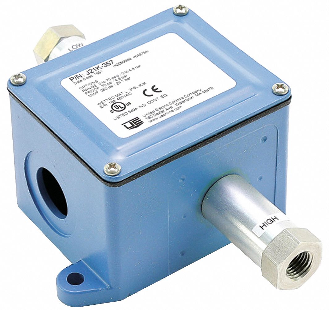 Pressure Switch: Fits United Electric Brand