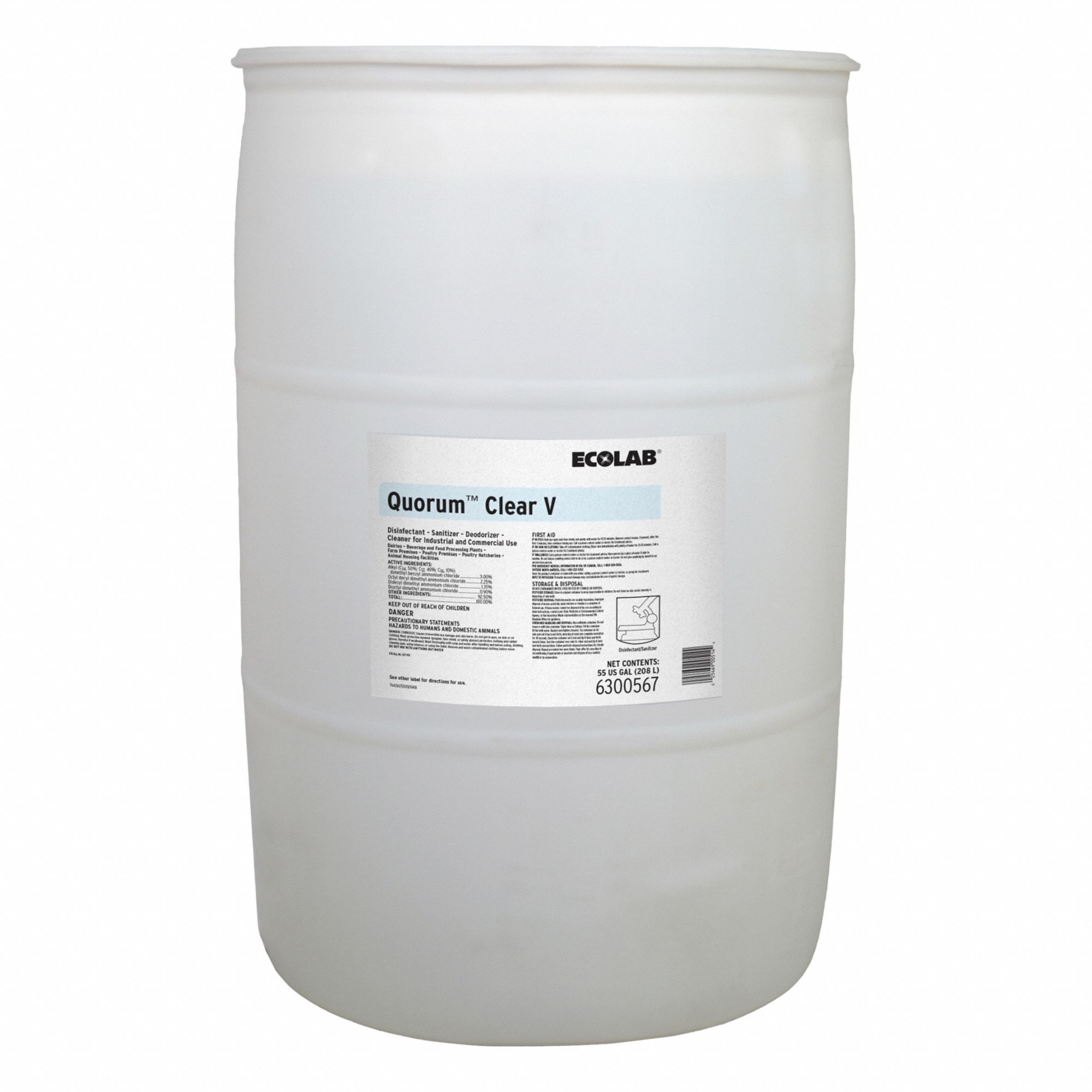 Disinfectant and Sanitizer 55 gal Drum
