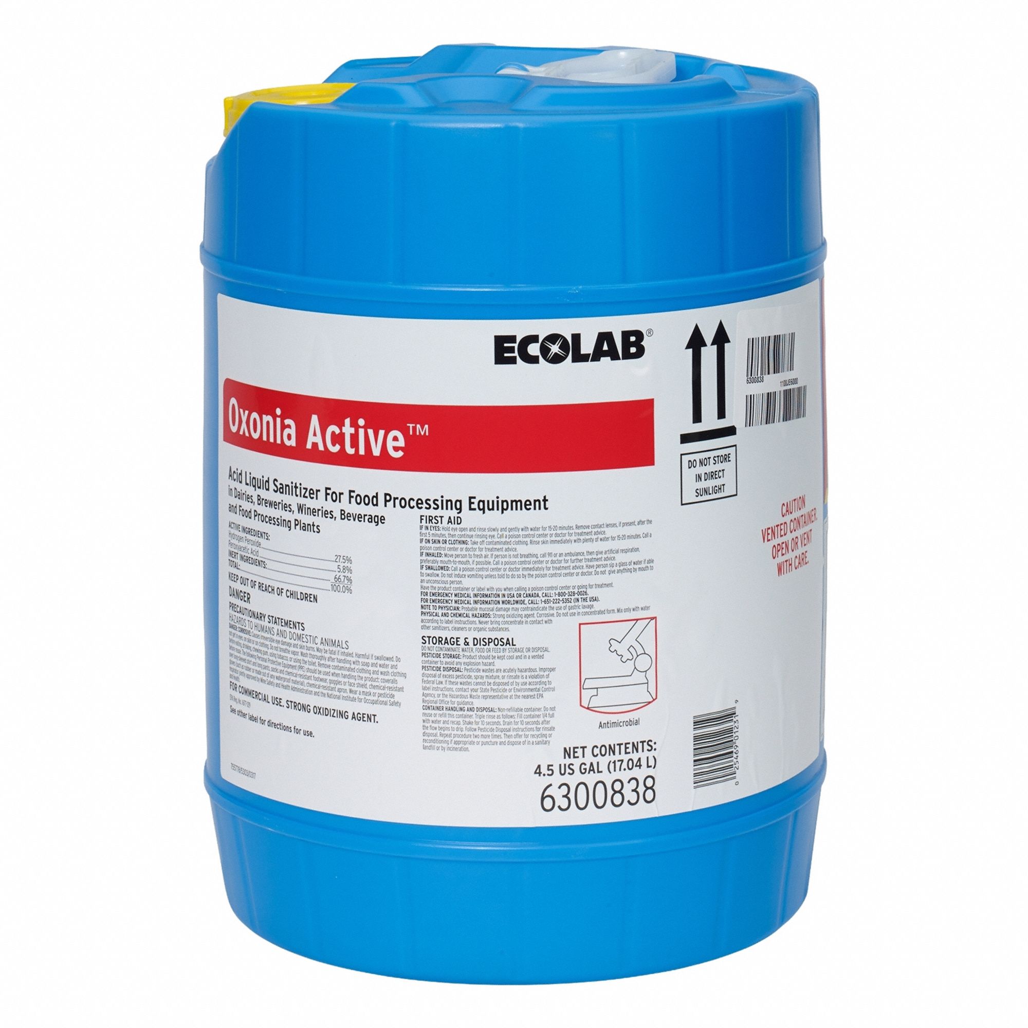 Disinfectant and Sanitizer 4.5 gal
