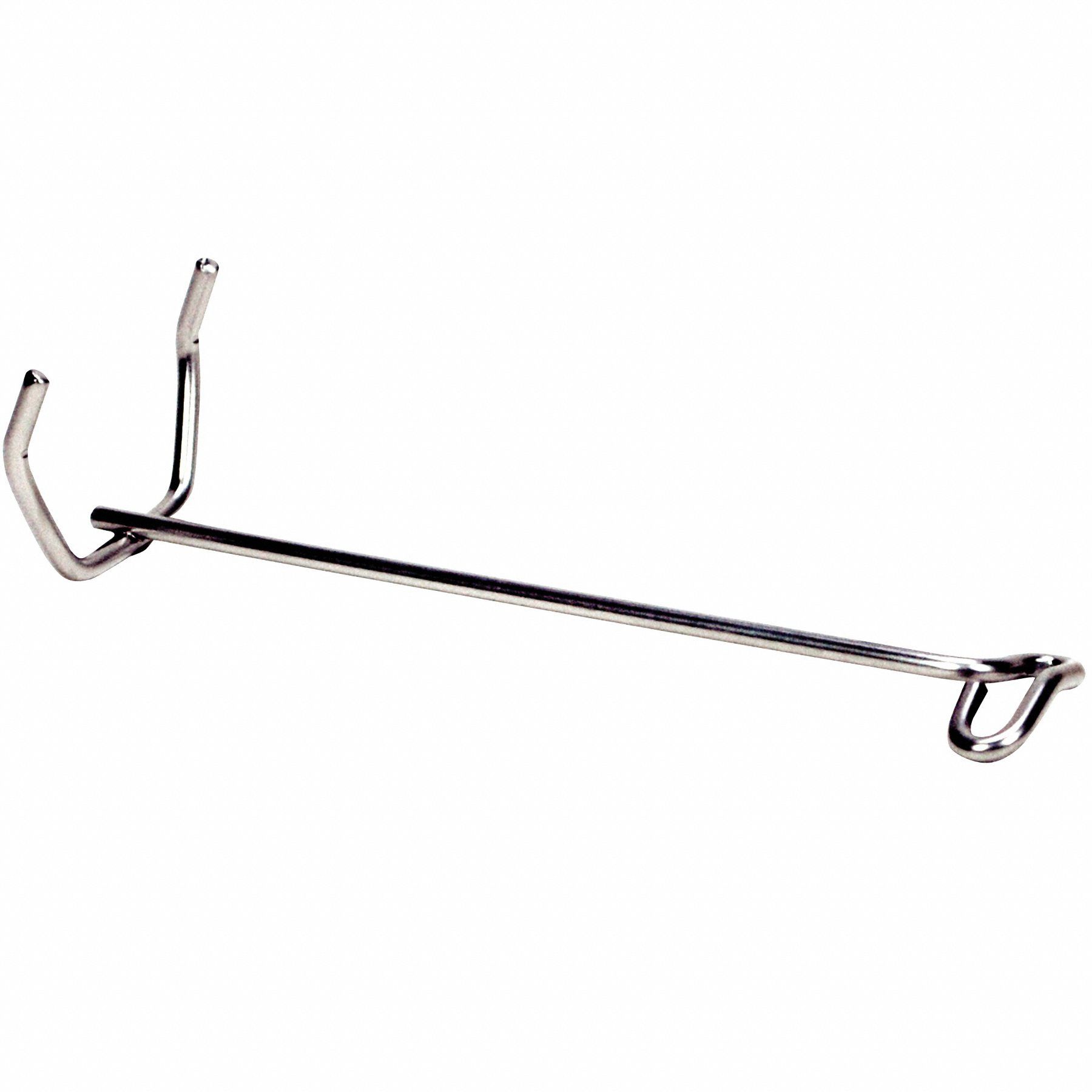 Stacker Set: Steel, Silver, 5 1/2 in Overall Ht, 2 1/4 in Overall Wd, 4 PK