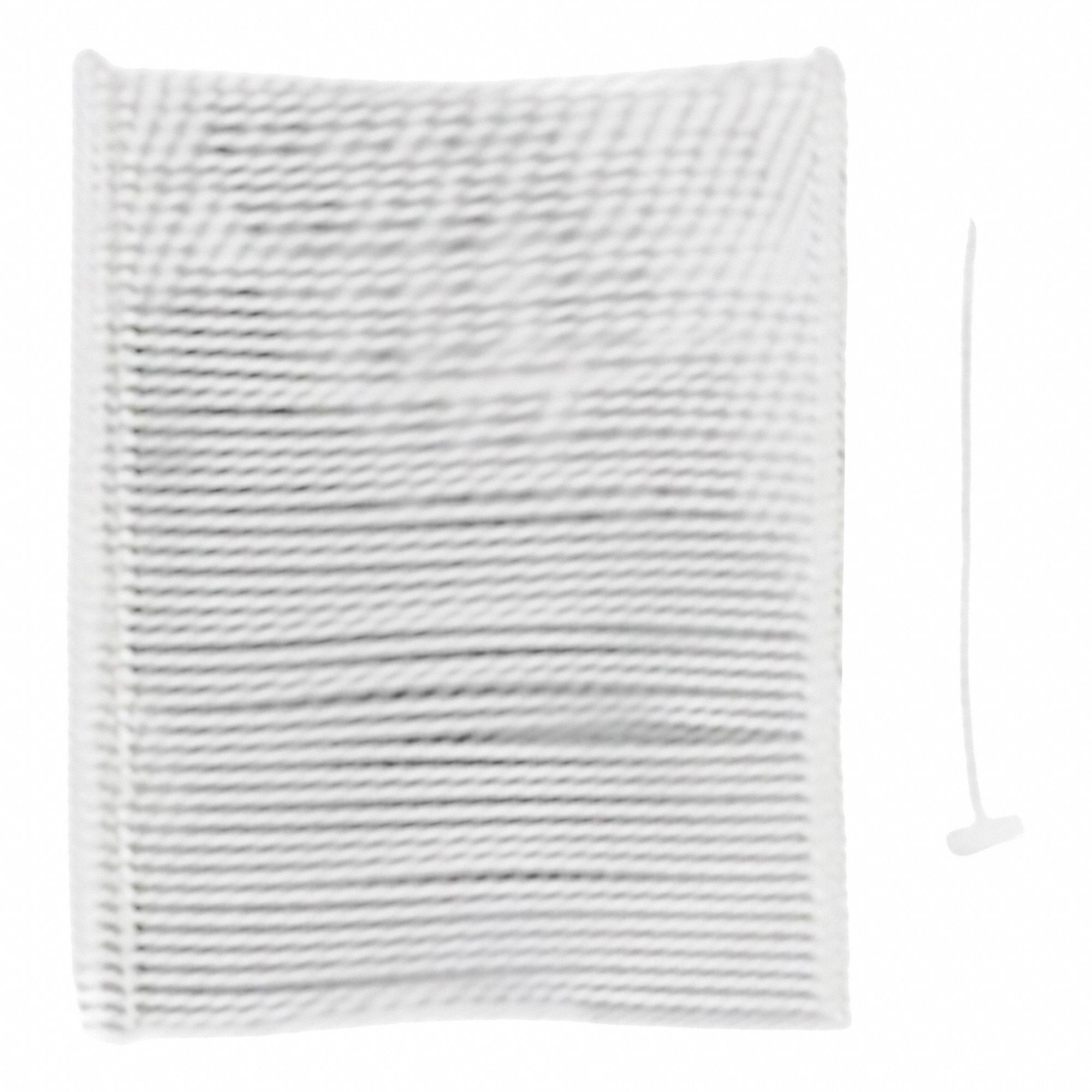 Tag Fastener: Straight, Clear, 2 in Overall Lg, Plastic