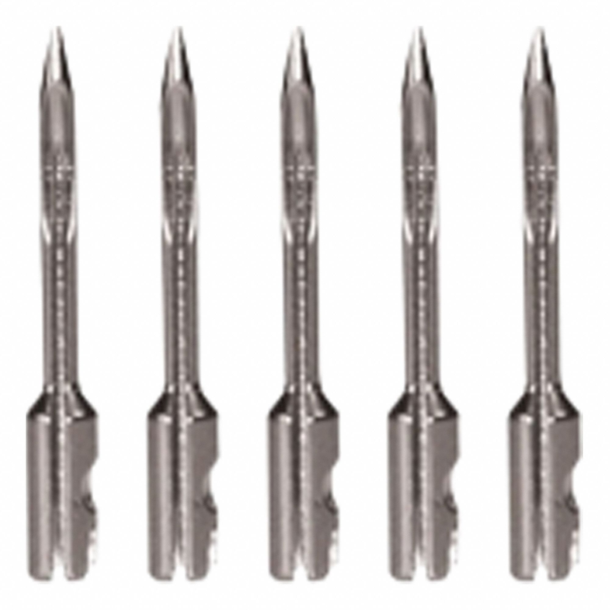 Tagging Needle: Straight, Clear, Plastic