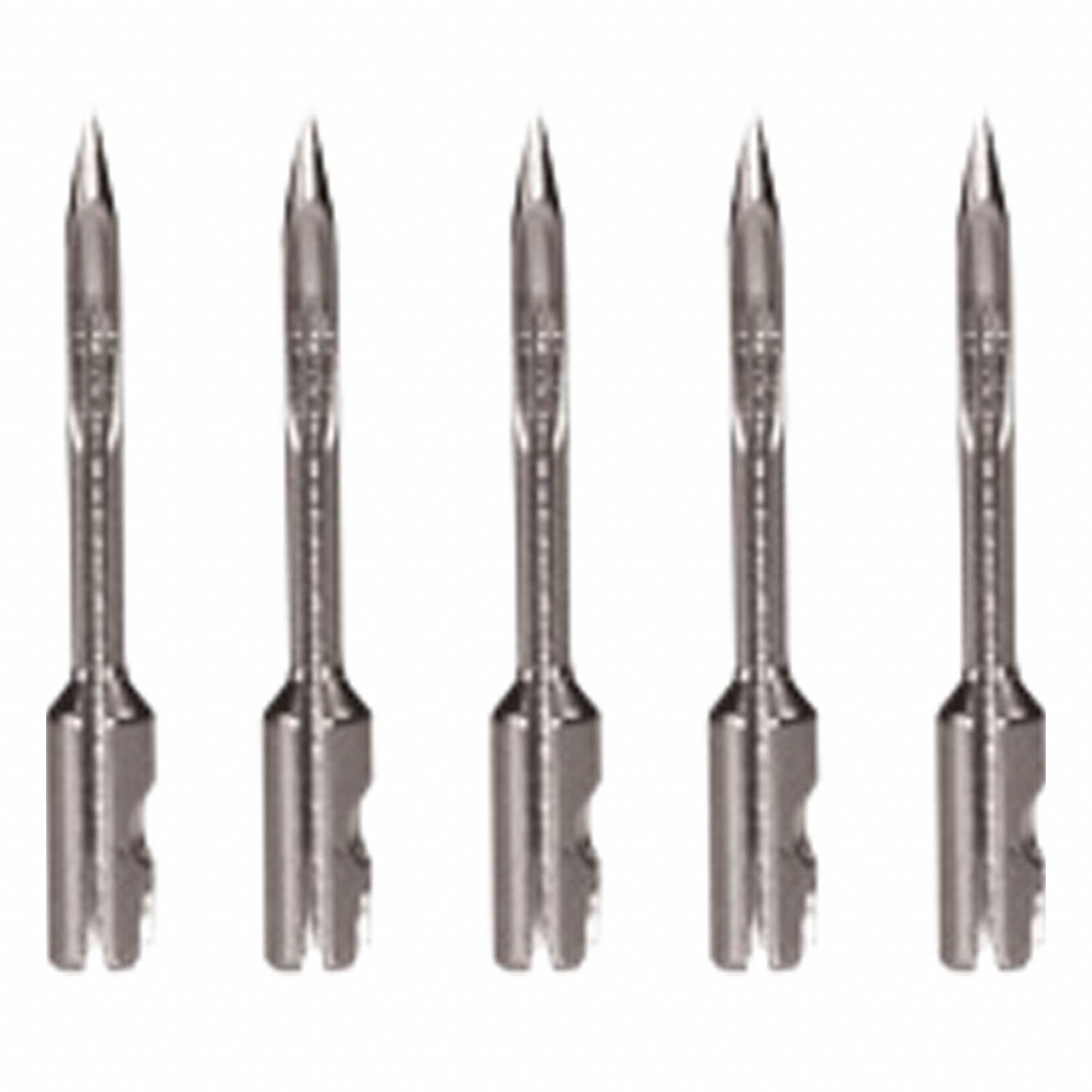 Tagging Needle: Straight, Clear, Plastic