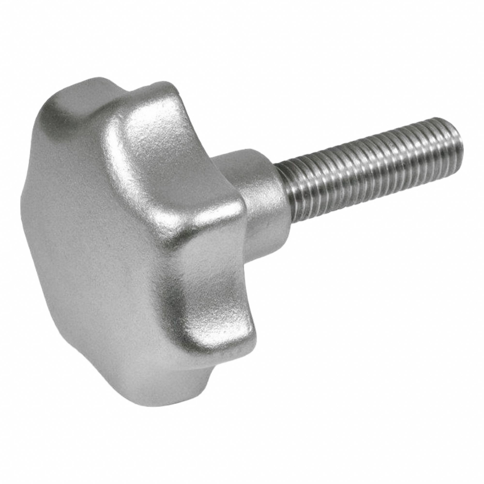 Stainless Steel Hand Knobs; Stainless Steel Star Knobs: 7 Point, Stainless Steel, 50 mm Dia