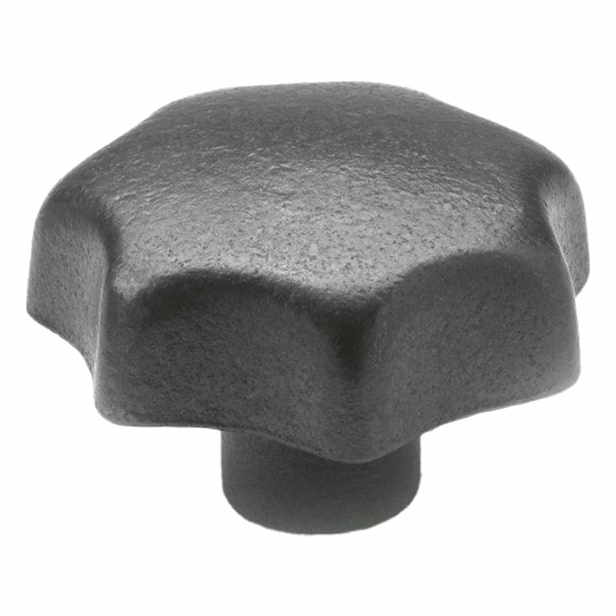JW WINCO, 7 Point, Cast Iron, Cast Iron Hand Knobs 822VM710NC79/E