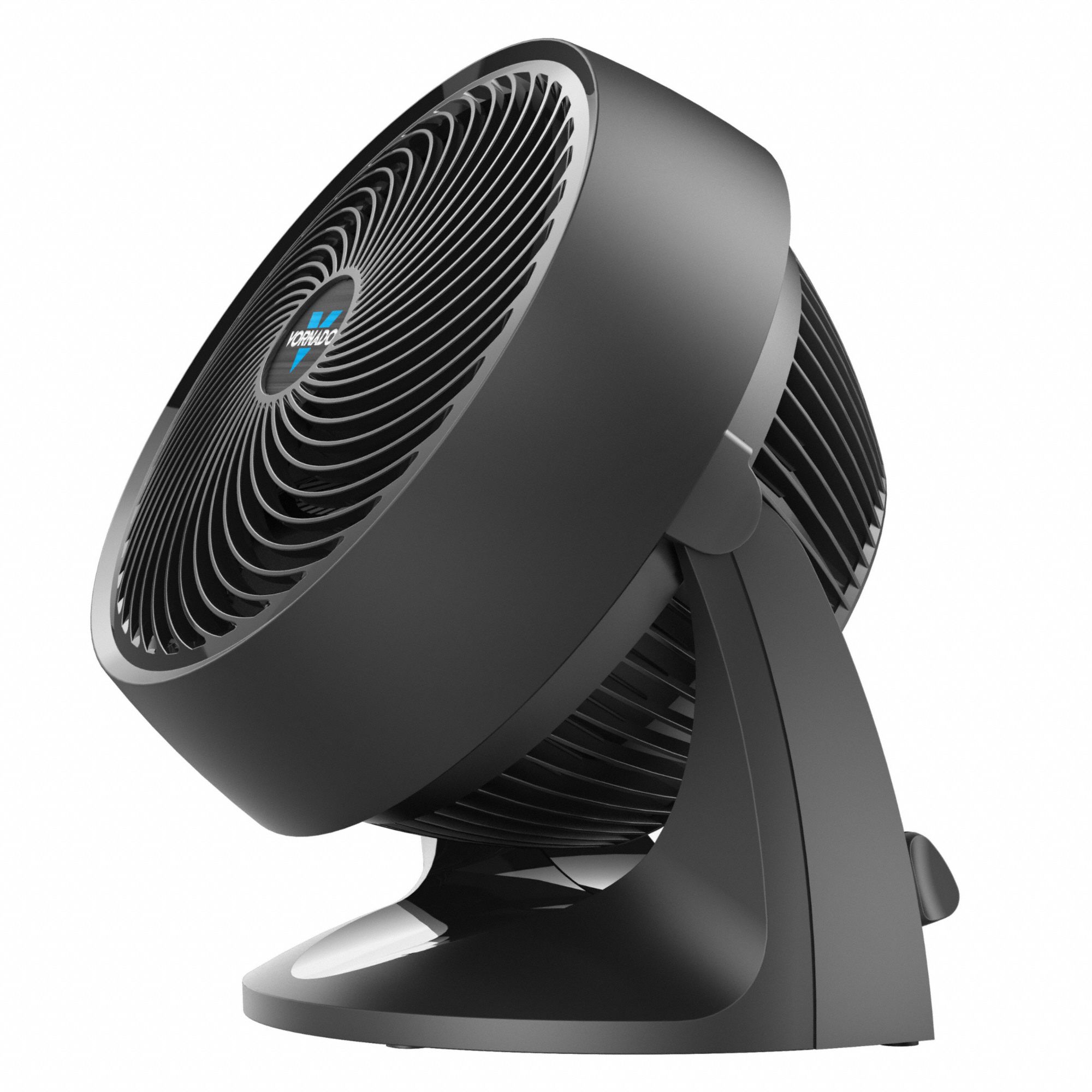 VORNADO Circulating Fan: 9 1/16 in Blade Dia, Non-Oscillating, 3 Speeds, 13 3/4 in Ht, 12 in Wd (MPN CR1-0120-06). Key specifications — Brand: VORNADO; Number of Speeds: 3; Product Type: Circulating Fan; Blade Material: Plastic; Voltage: 120V AC; Fan Housing Material: ABS; Application: Home and Office; Phase: Single.