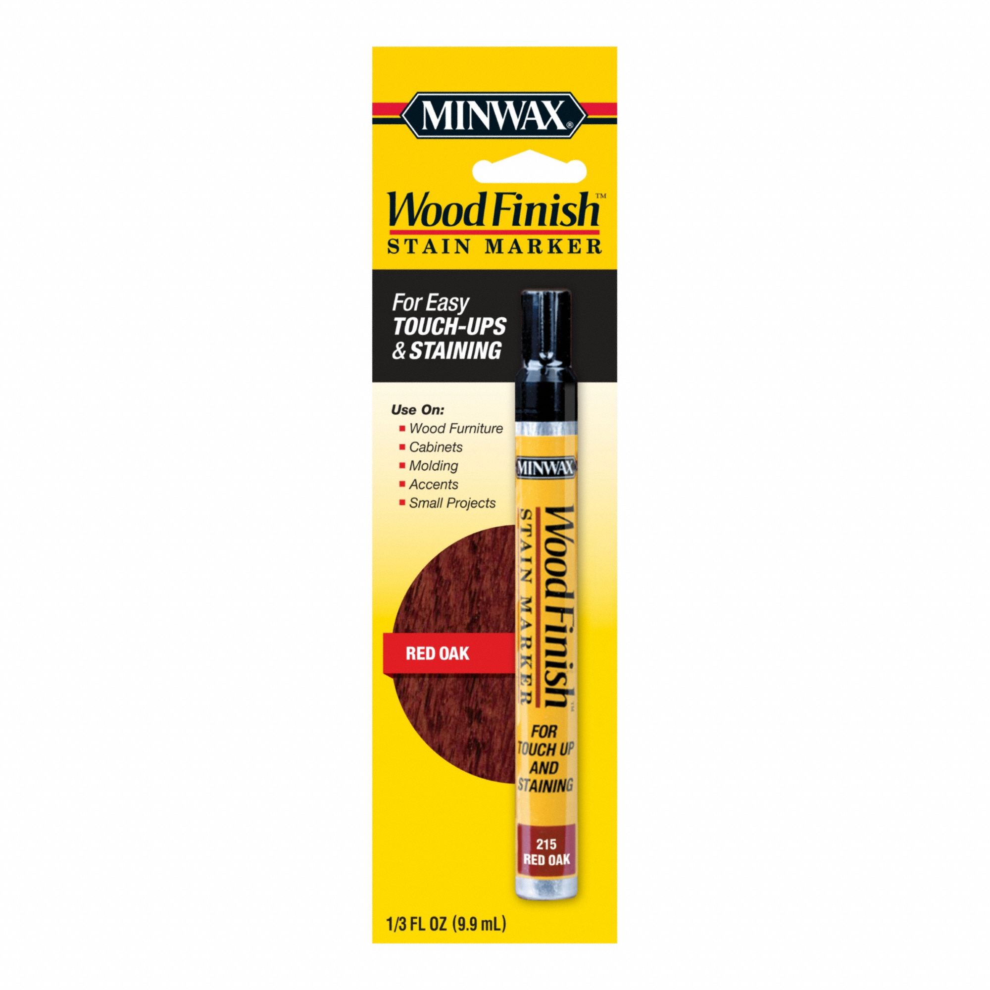 Wood Repair Marker: Wood Repair Marker, Oil, 1 Container Size, Wood, Red Oak, Minwax