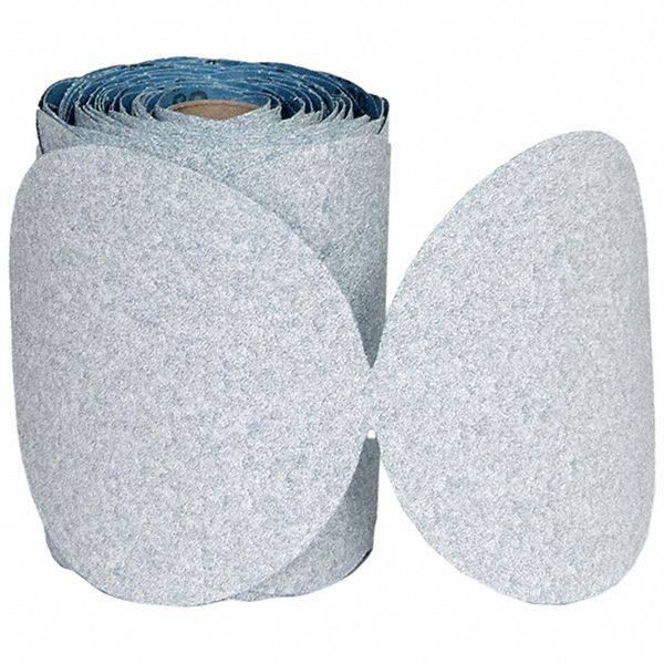 SANDING DISC, 6 IN DIAMETER, NON-VACUUM, CERAMIC, P600 GRIT, B WEIGHT PAPER, DRY ICE A975