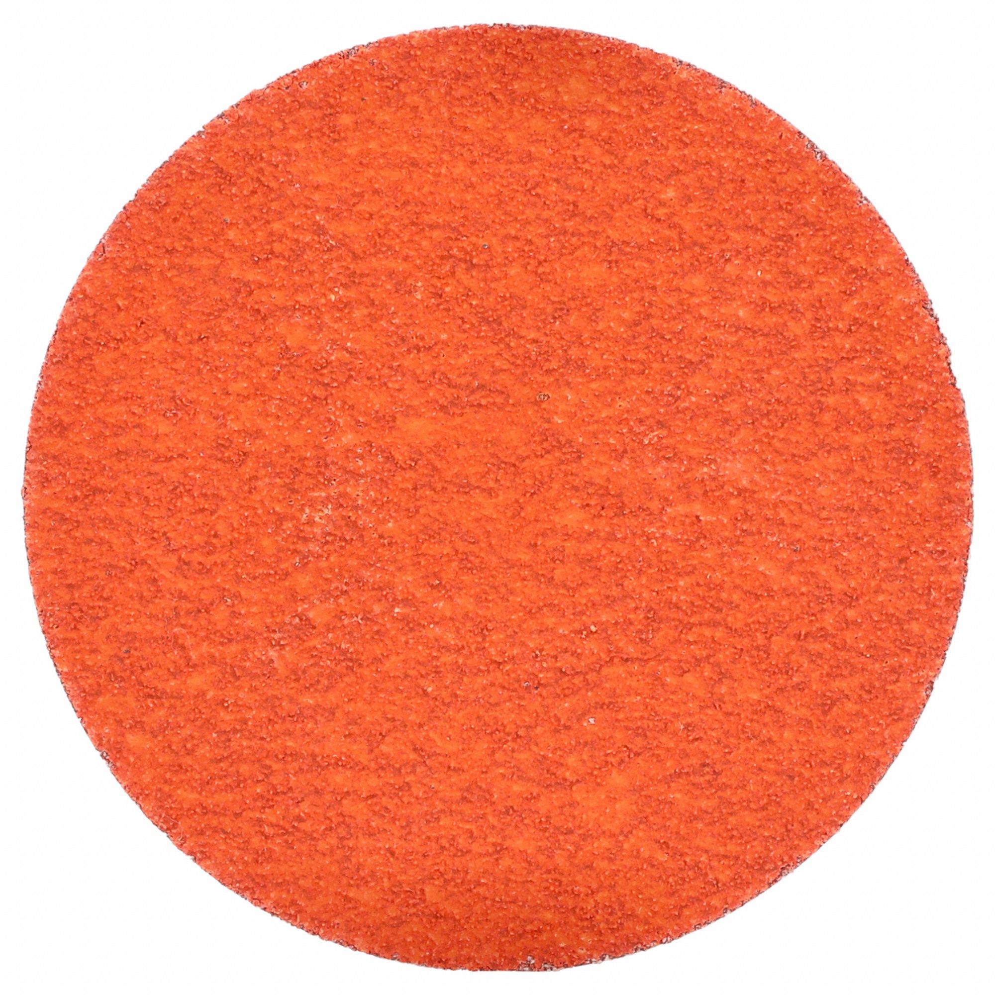 Quick-Change Disc: TS, 3", Ceramic, 80 Grit, 2-Ply Wt Polyester, Blaze R980P