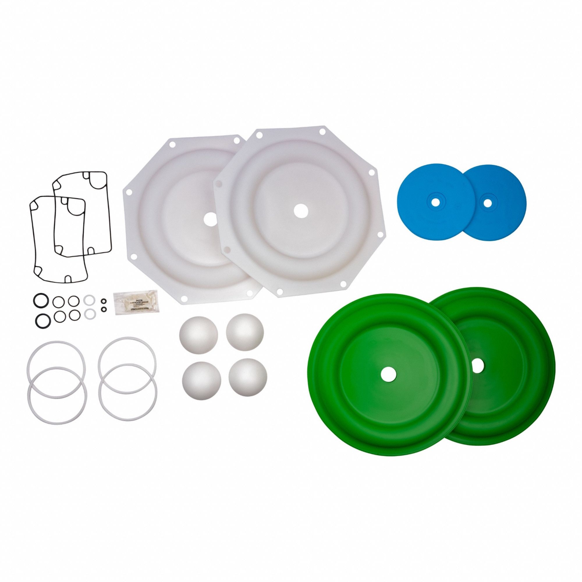 TROUSS REPAR POMPE MEMBRANE, PTFE, BILLE