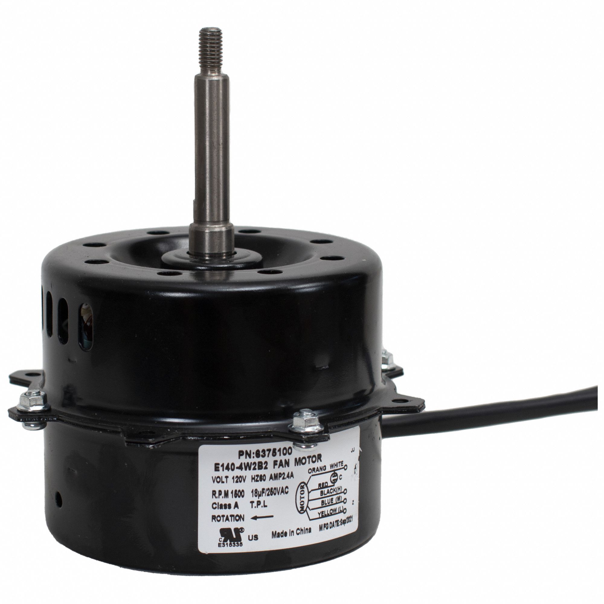 Fan Motor: 55JR28, M150/MC37M/MC37V, Hessaire, 6375100