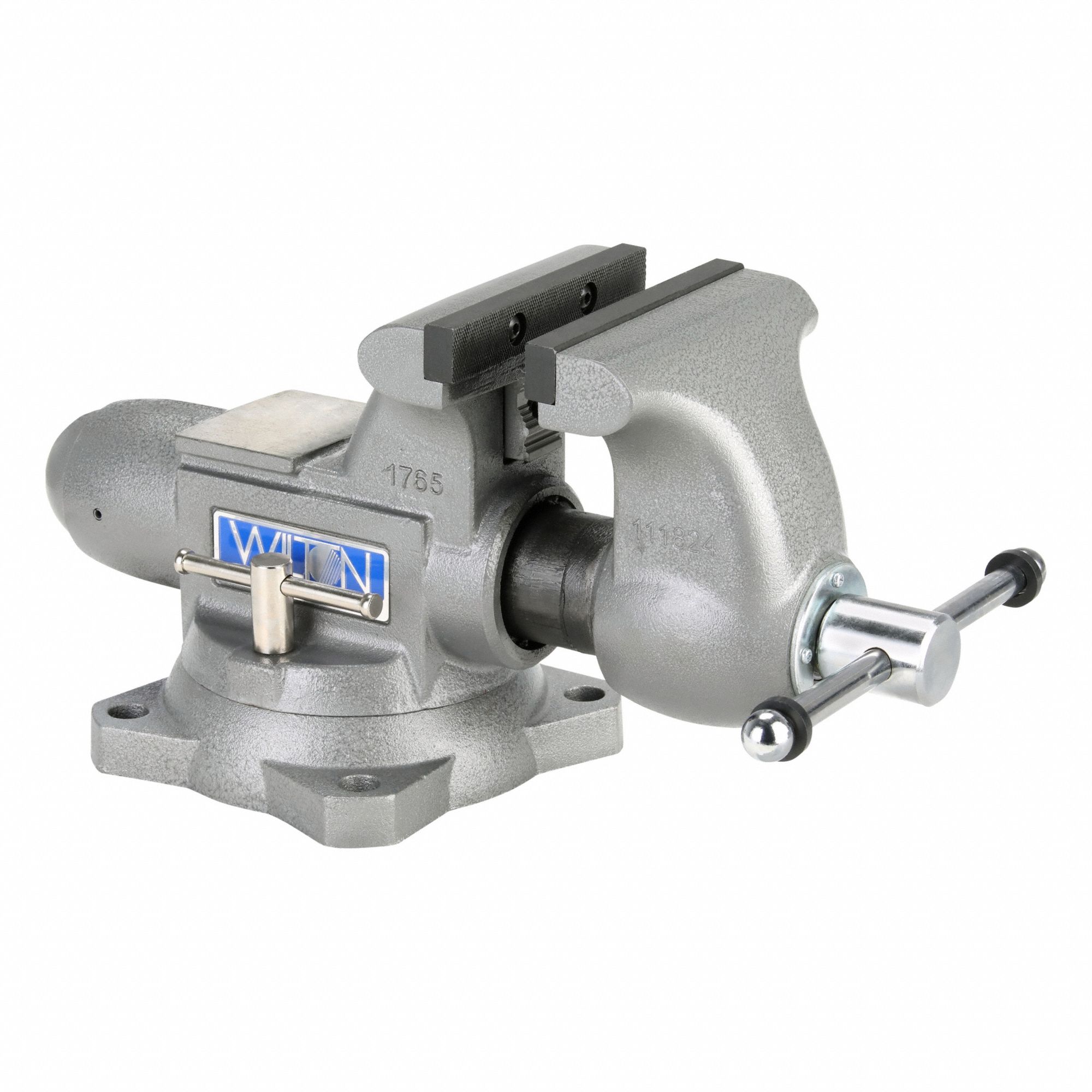 COMBINATION VISE,SERRATED JAW,9 5/8IN L