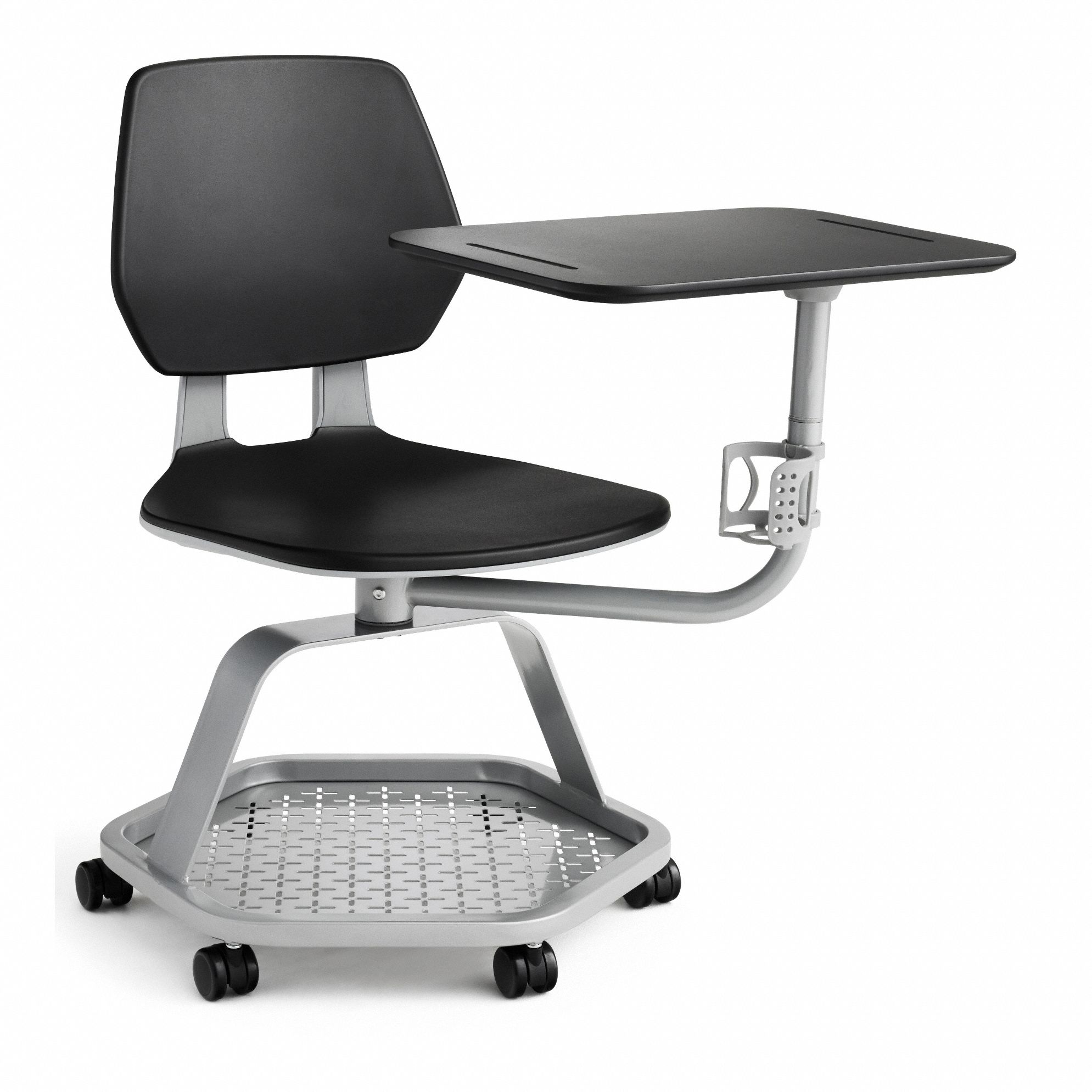 Chair with Desk: 33 1/4 in, Configurable, 31 1/2 in Overall Wd, 26 in Overall Dp
