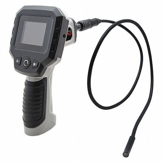 Video Borescope: 320 X 240 Px Res., 1.18 in to 2.75 in Observation Dp, Image/Video