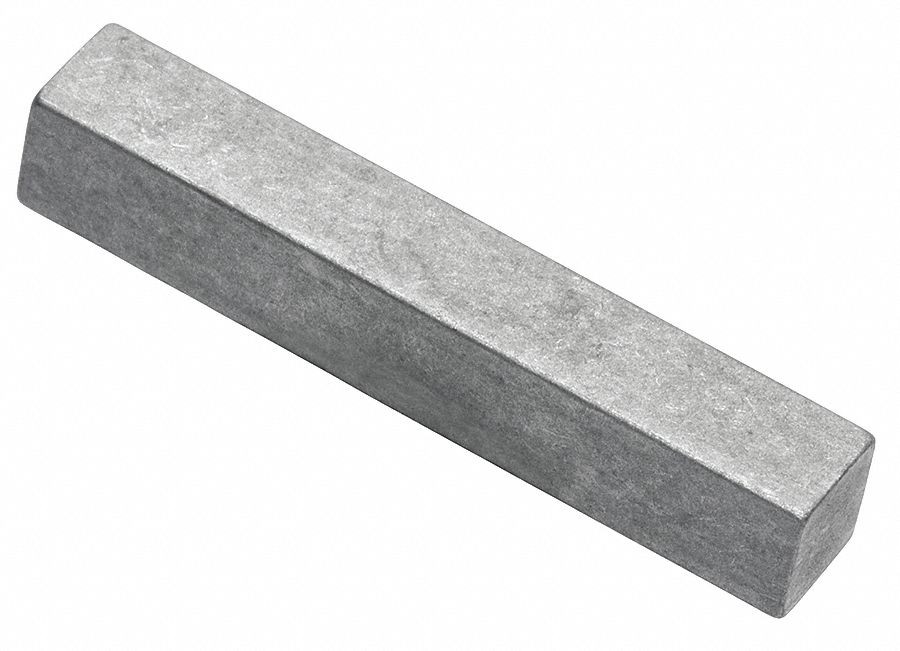 Machine Key 1/2x1/2x1-1/2 Form B Steel