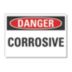 Danger: Corrosive Signs