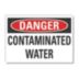 Danger: Contaminated Water Signs