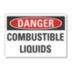 Danger: Combustible Liquids Signs