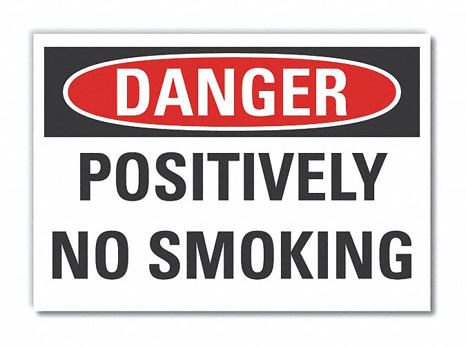 Danger Sign, 10in x 14in, Non-PVC Polymer