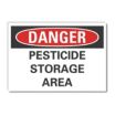 Danger: Pesticide Storage Area Signs