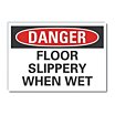 Danger: Floor Slippery When Wet Signs image