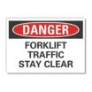 Danger: Forklift Traffic Stay Clear Signs