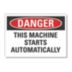 Automatic Equipment Signs - Grainger Industrial Supply