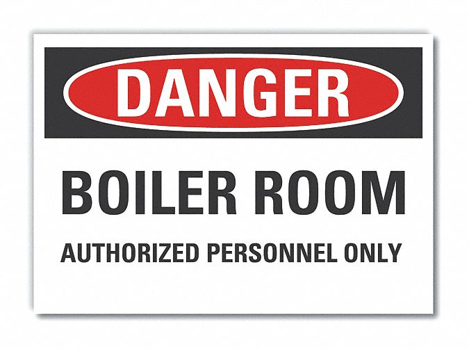  Authorized Personnel Danger Label: Polyester, Adhesive Sign Mounting, Not Retroreflective, Danger