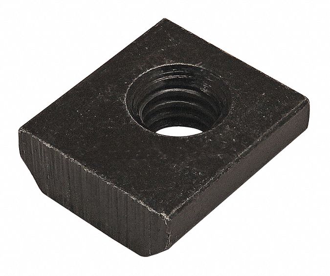 Standard, T-Nut 10-32, Thread, Blk, Zinc 10S