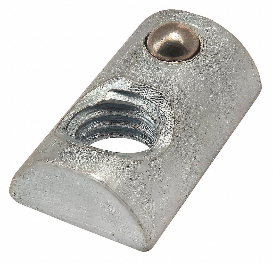 M6 Roll In T-Nut W/ Ball/Spring 10S