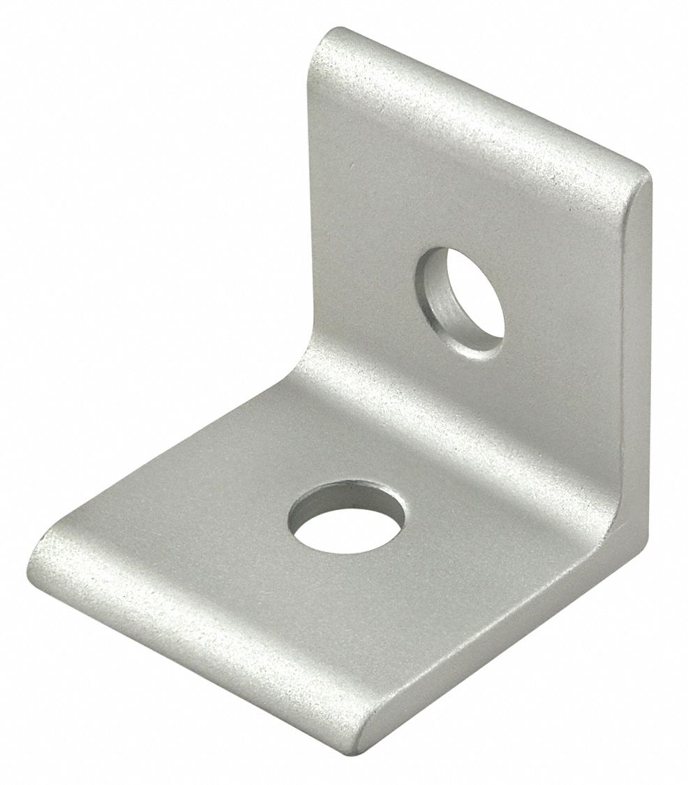 InsideCornerBracket, Alum, Silver, 1in, 1in