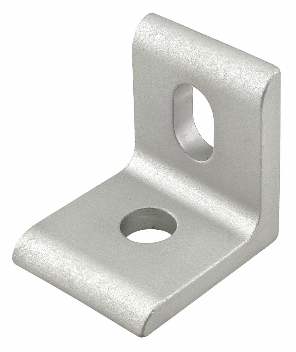 InsideCornerBracket, Alum, Silver, 1in, 1in