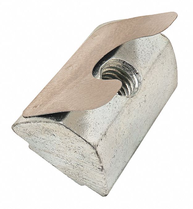 Roll In T-Nut W/Spring Leaf Sa M5