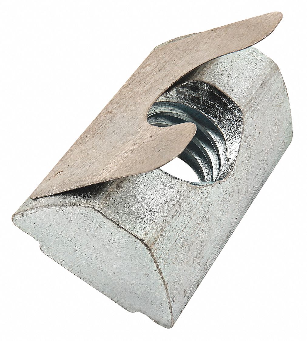 Roll-In T-Nut W/Spring Leaf Sa 5/16-18