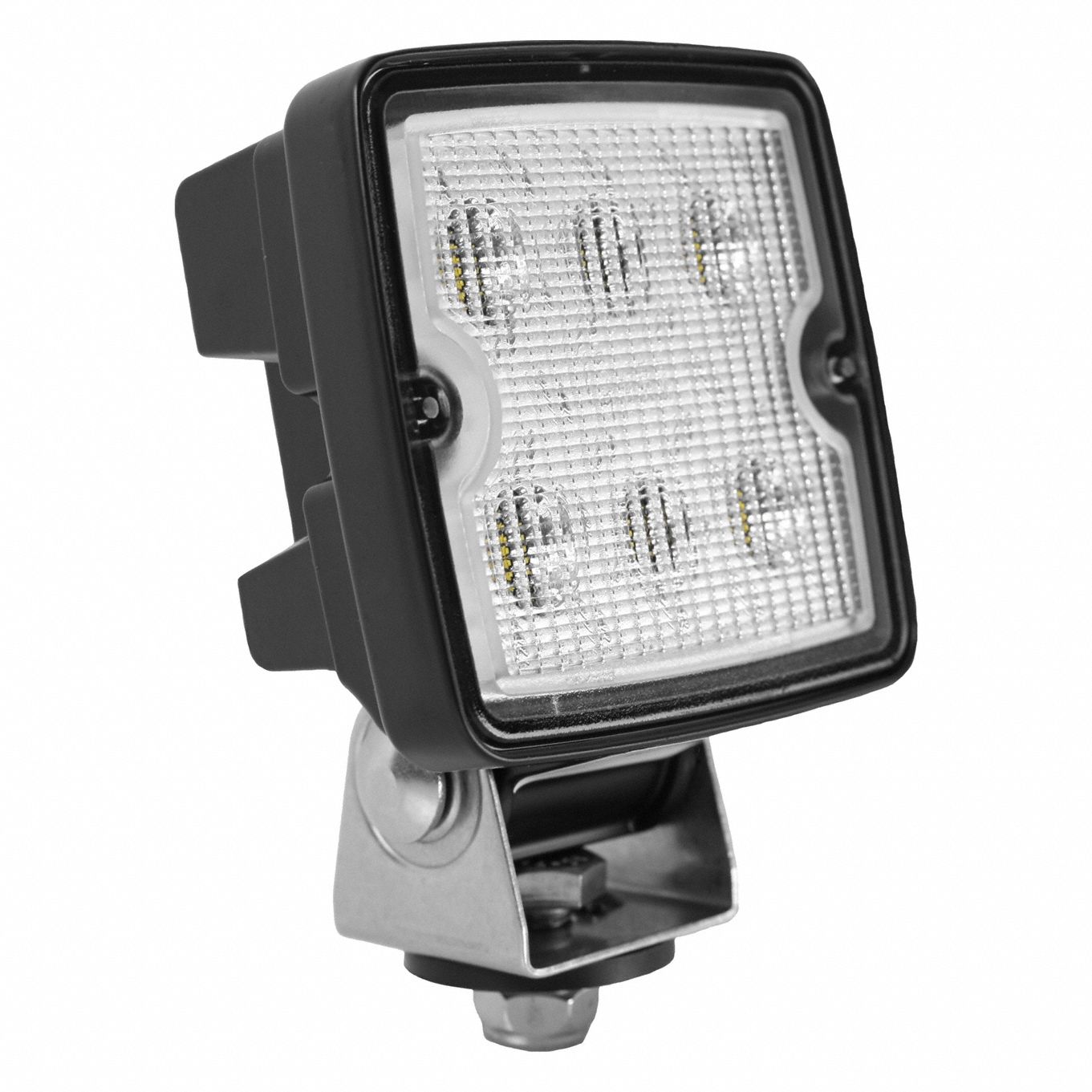 Quad 1000 R23 DT: Flood, LED, Deutsch, Black, 3 15/16 in Overall Wd, 2 5/16 in Overall Dp, CE