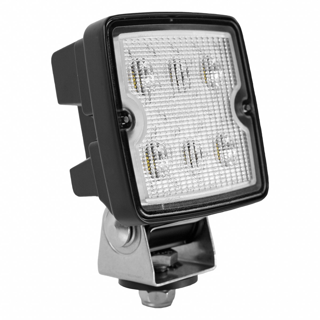 Quad 1000 R23 DT: Square, Flood, LED, DT Connector, Black, 3 15/16 in Overall Wd, ECE